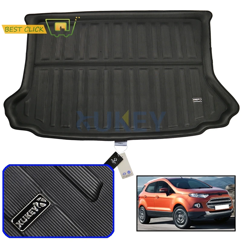 Поднос для багажника коврик заднего напольный поднос Ford Ecosport 2013 2014 2015 2016 2017