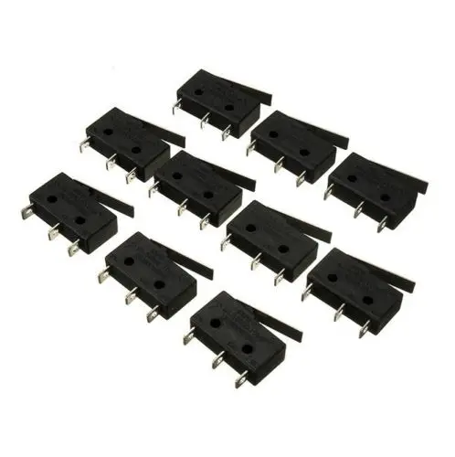

10pcs 250V 5A Quality 3 Pin Tact Switch Sensitive Microswitch Handle KW11-3Z
