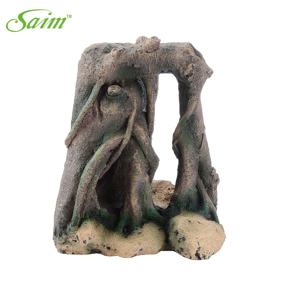 Саим стильный аквариум из смолы корень для аквариума украшение корня дерева