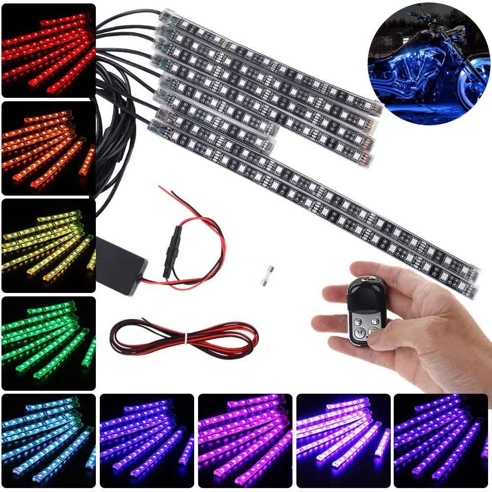 Автомобильная светодиодная ленсветильник RGB 6 шт. s 72LED декоративные атмосферные
