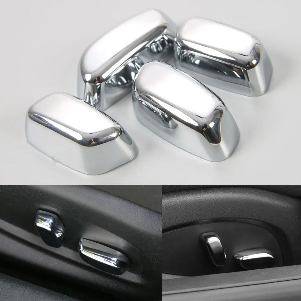 ABS хромированные Серебристые автомобильные сиденья для регулировки планки с