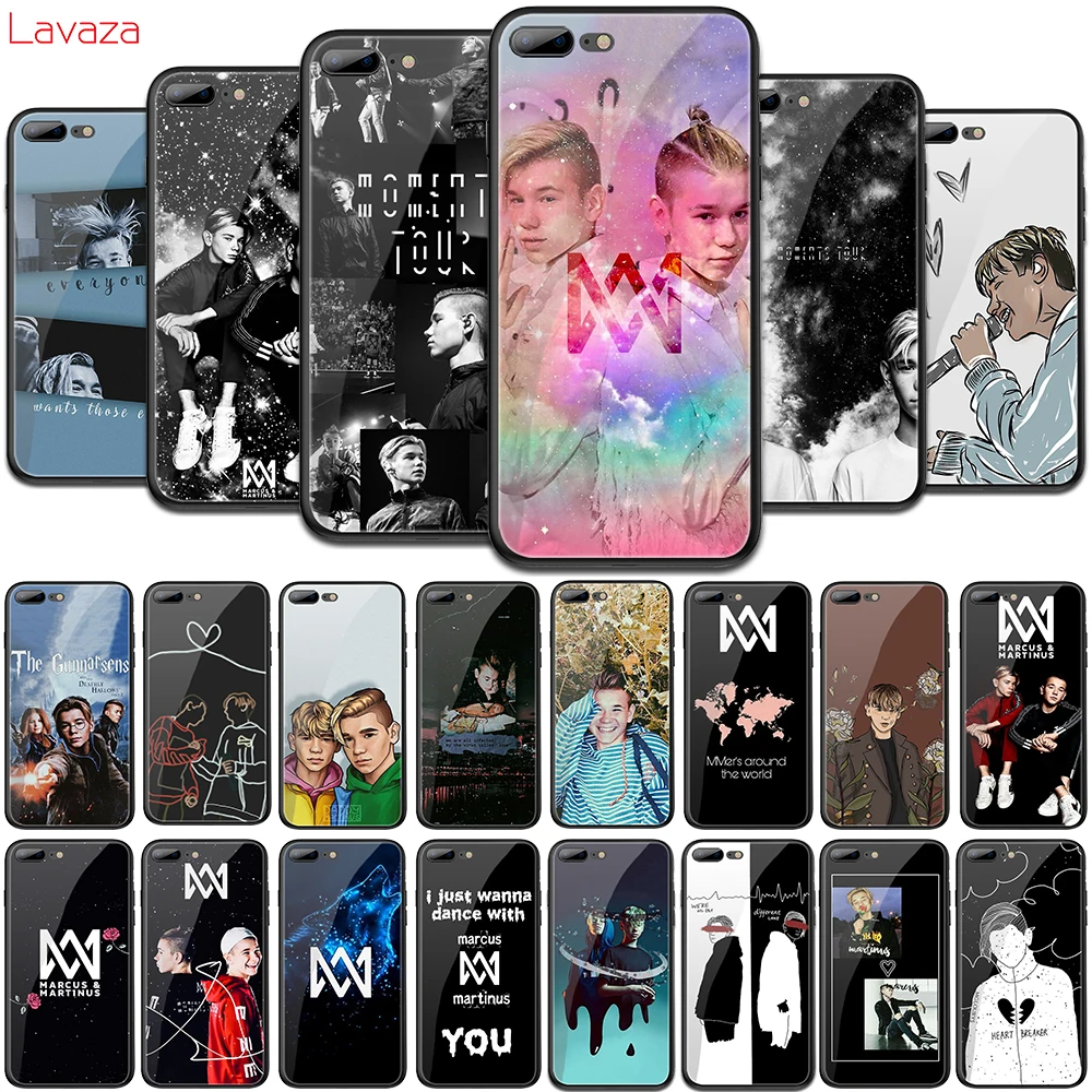Lavaza норвежские Близнецы Маркус & Мартинус закаленное стекло ТПУ чехол для iPhone 6 6S 7