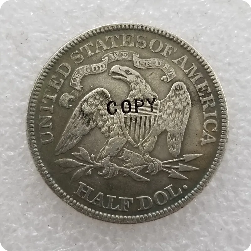 USA (1866-1890)-P SEATED LIBERTY HALF DOLLAR COIN COPY commemorative coins-replica coins medal collectibles | Дом и сад