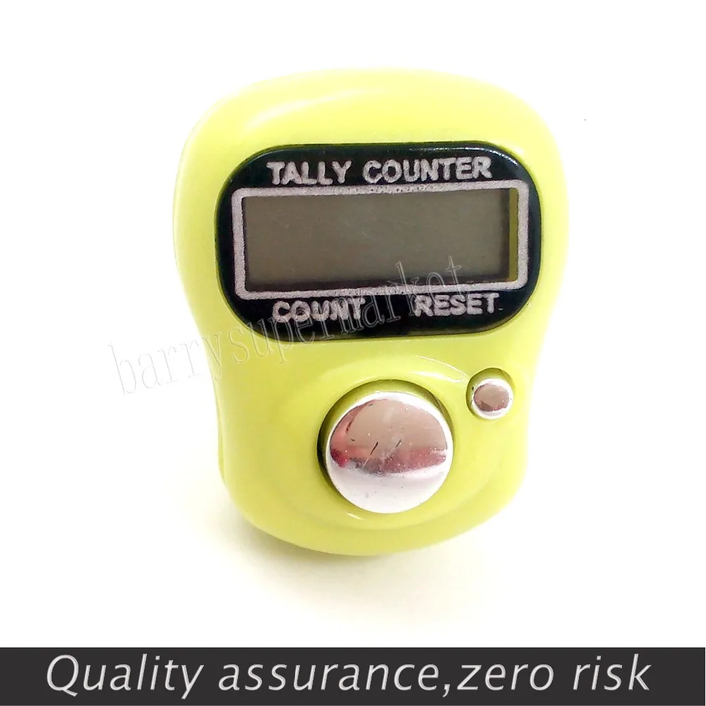 5/10 шт/100 шт мини ЖК дисплей электронные цифровые часы для игры в гольф палец