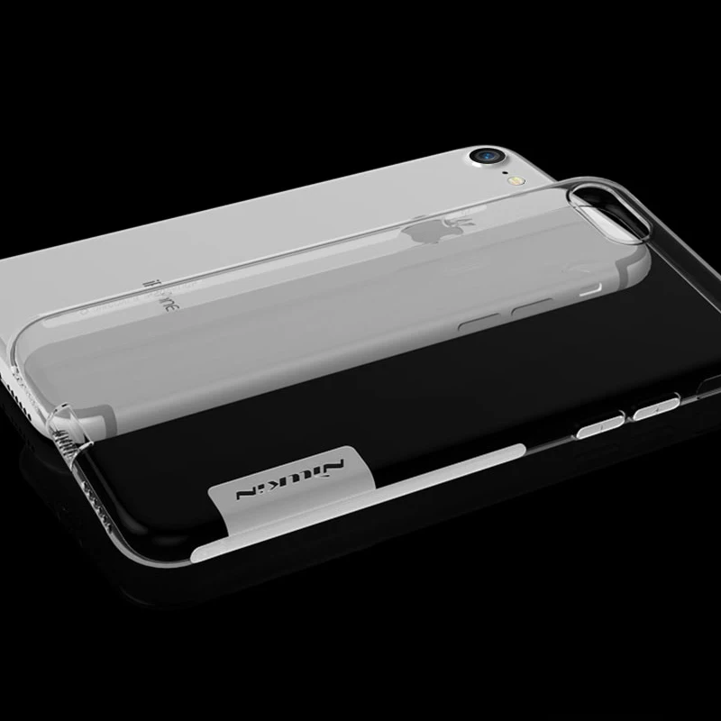 5.5'' Nillkin Nature Transparent Soft silicon TPU Protector cover for iphone 8 plus hoesje case clear luxury iPhone Plus |