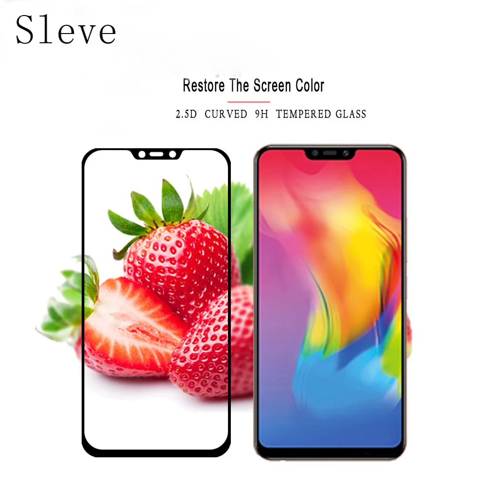 2.5D 9H закаленное стекло для Vivo Y81 защита экрана Y 81 полное покрытие защитная пленка