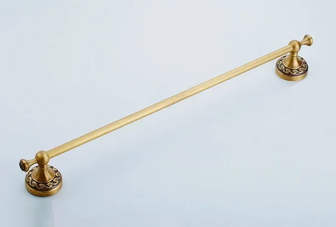 Настенный винтажный Ретро античный латунный держатель для полотенец и ванной