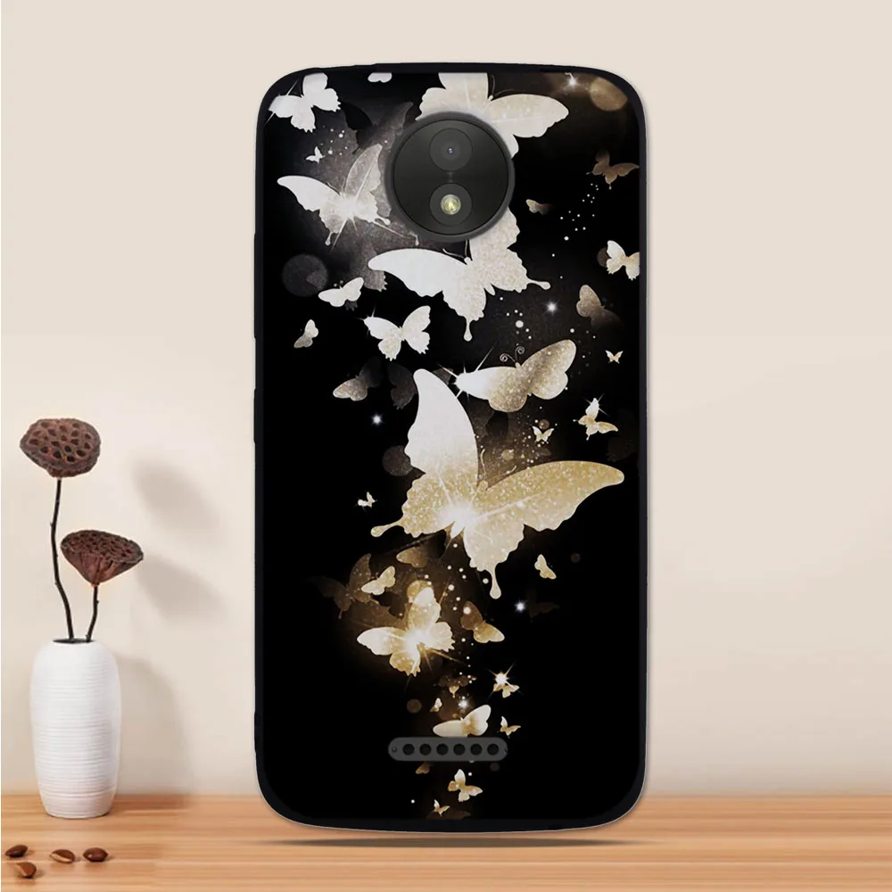 Чехол для Motorola Moto C мультяшный чехол ТПУ силиконовый Hoesje Coque Capa телефона |