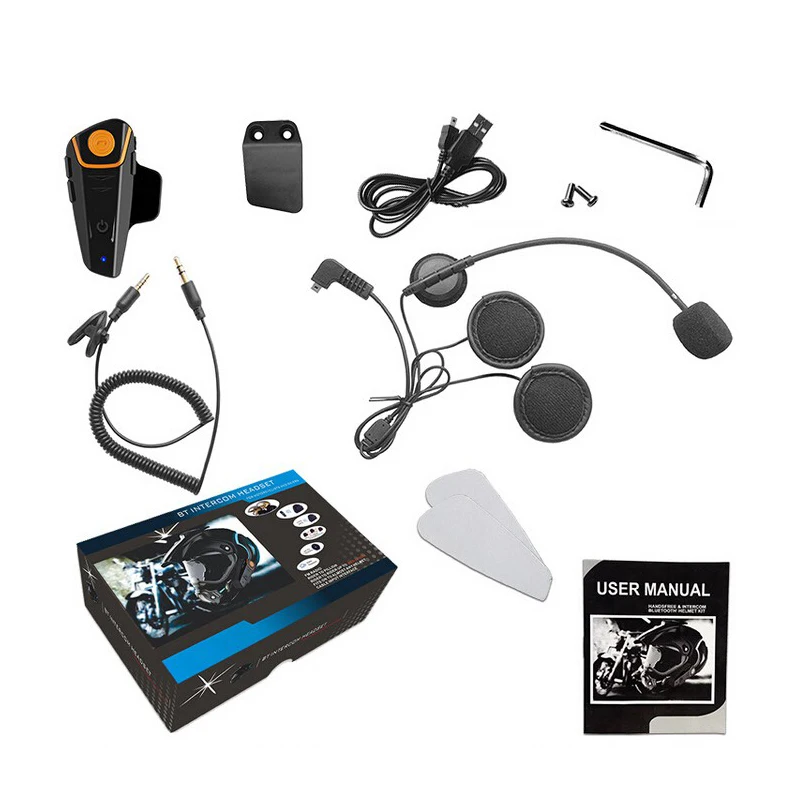 SAIEOSYU Multi 3 Rider Interphone 1000 м Мотоциклетный Bluetooth шлем домофон гарнитура с FM радио |