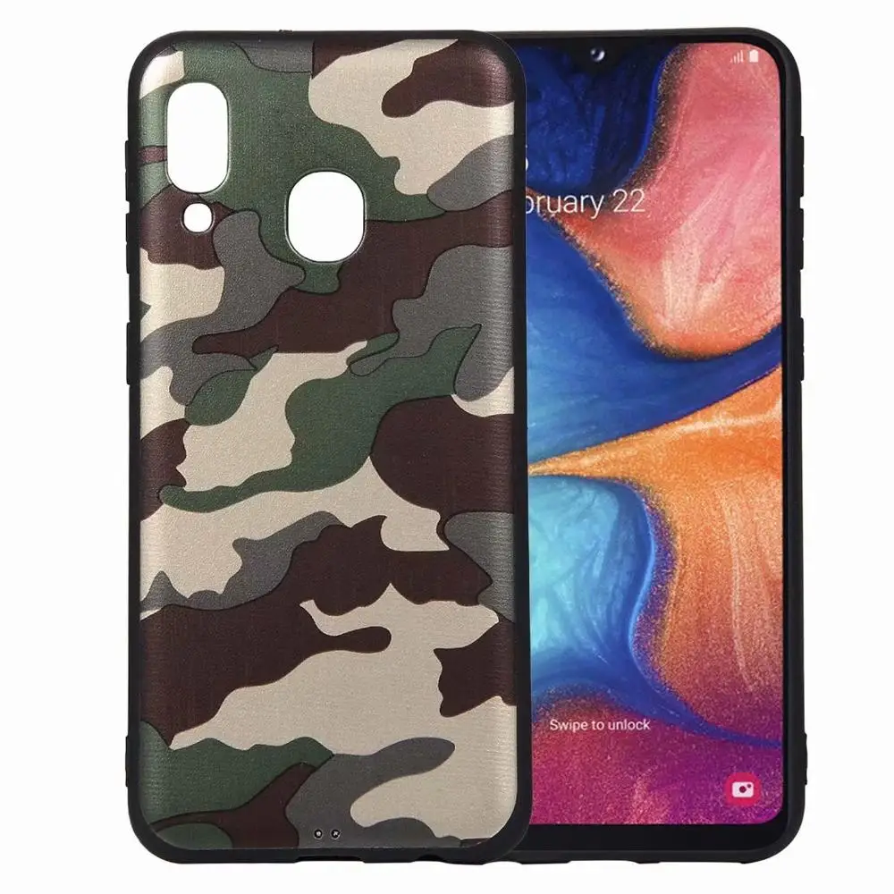 Ультра тонкий черный чехол для Samsung Galaxy A20E силиконовый матовый A 20E телефона
