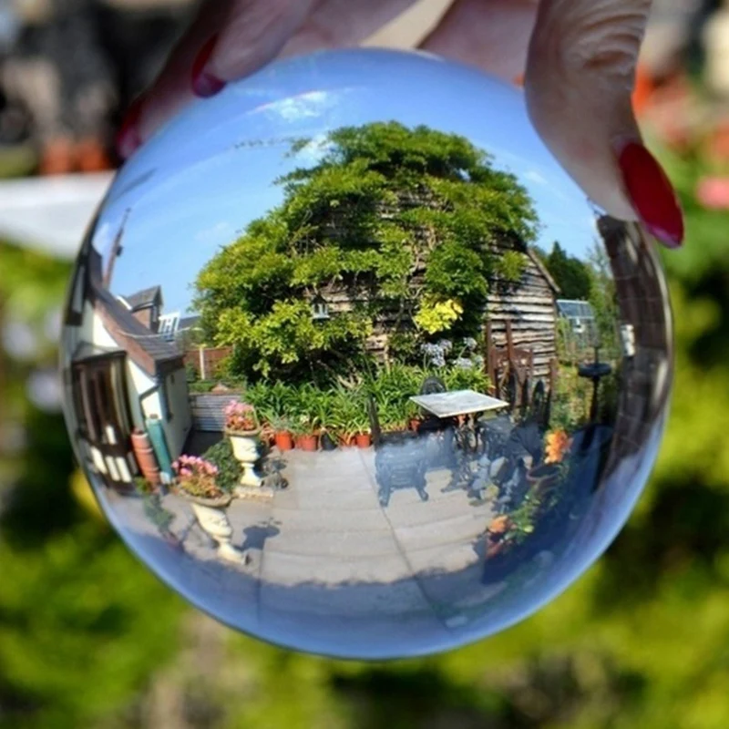 GVCD Magic Crystal Ball Quartz Fengshui Photography Glass Crystals Craft Travel Take Pictures Home Decorative Balls Gift | Дом и сад