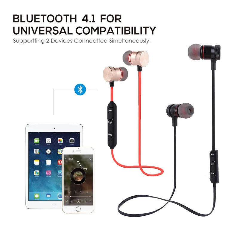 Активные шумоподавления беспроводные Bluetooth наушники спортивные Беспроводная