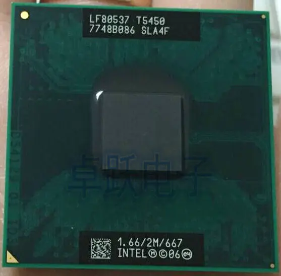 Бесплатная доставка Для процессора lntel Core2 Duo T5450 (2 Мб кэш 1 66 ГГц 667 МГц FSB) Socket 478 CPU