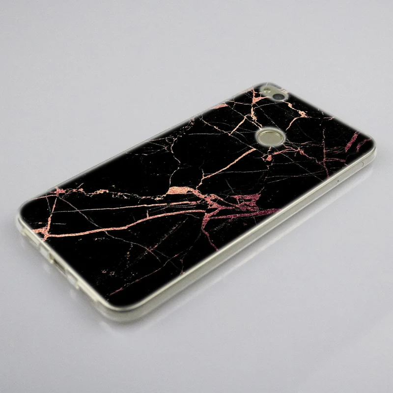Мраморный розовый Роскошный мягкий силиконовый чехол для Huawei NOVA 3 3i 4 Honor 7A Pro 7S 6X 7X