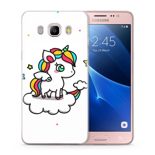 Soft Case For Funda Samsung Galaxy J7 2016 J710 J710F Phone Cases Pattern TPU Flower Flora Cover W002 |