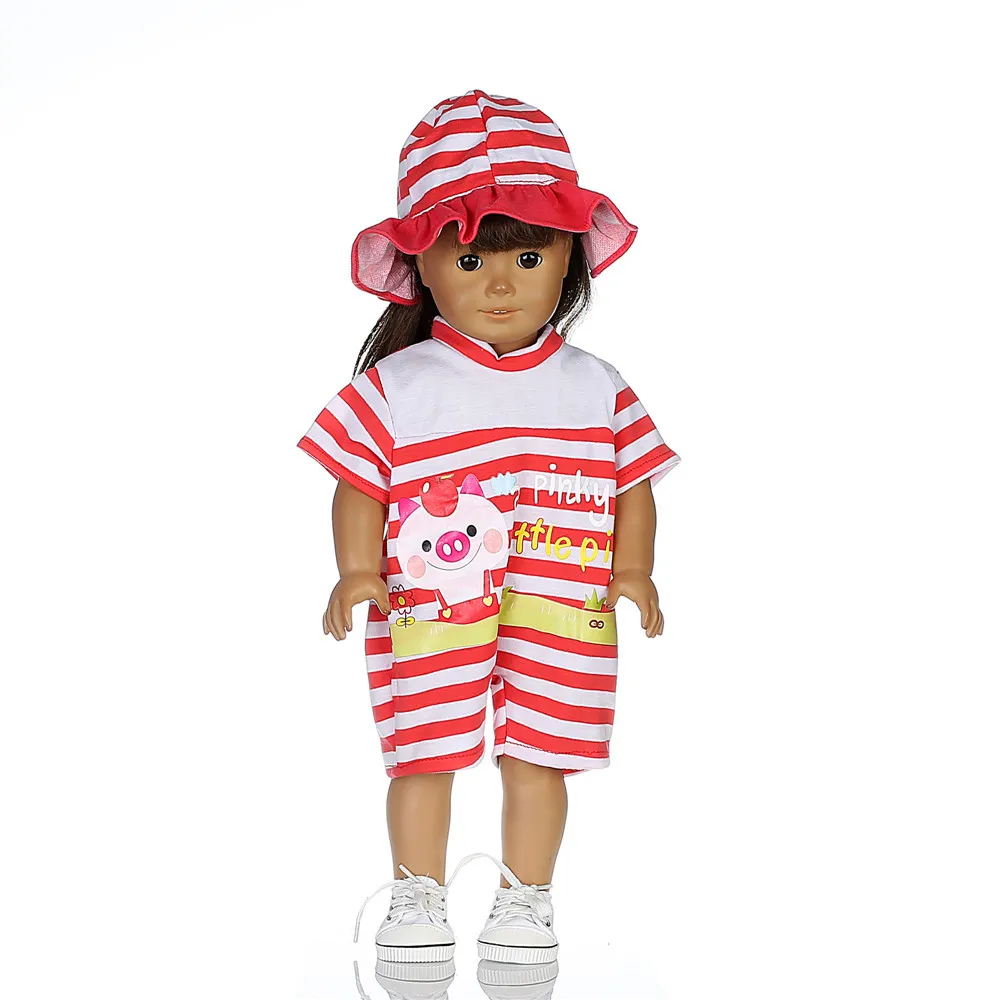 Новая стильная одежда для кукол с шапкой и комбинезоном подходит кукольной