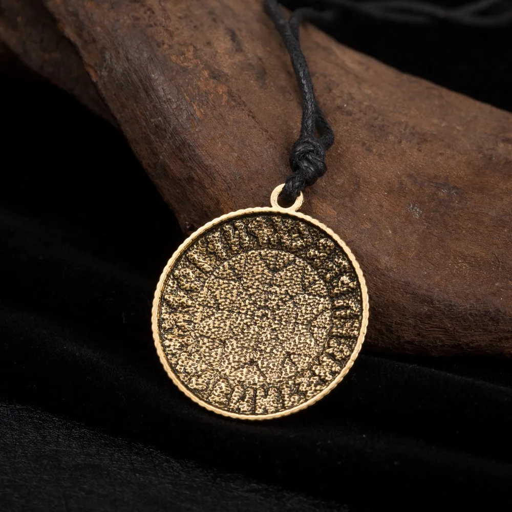 Мужское колье с кулоном в стиле викингов кулон Talisman Asatru Pagan|helm of awe|men pendantpendant men |