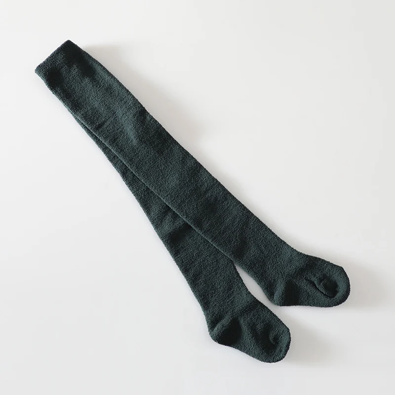 dark green Muslinlife/Роскошная флисовая одежда в Корейском стиле; плотные теплые детские зимние колготки; удобные теплые плотные От 0 до 8 лет для девочек - Цвет: dark green