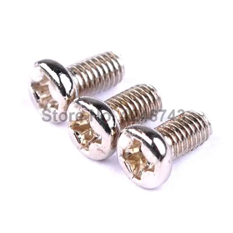 100 шт. M3 * 6 Болты с круглой головкой из нержавеющей стали|cross head screws|head screwhead bolt |