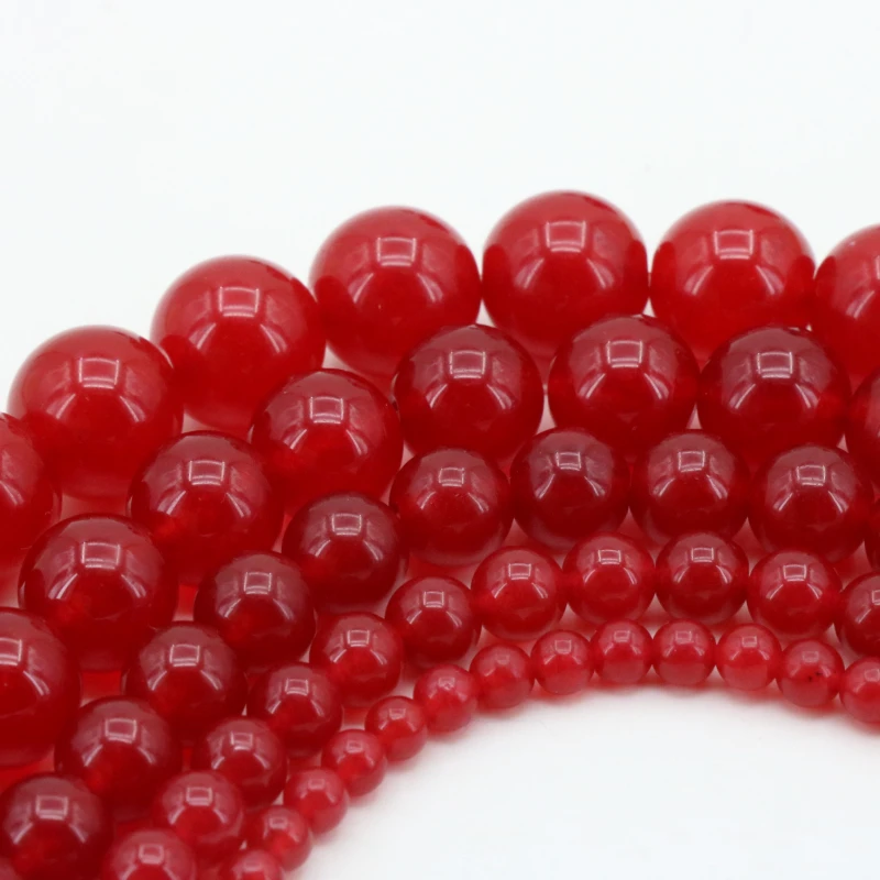 

Red chalcedony 4/6/8/10/12mm round loose beads dimension optional 15 inch DIY stone suitable jewelry making design