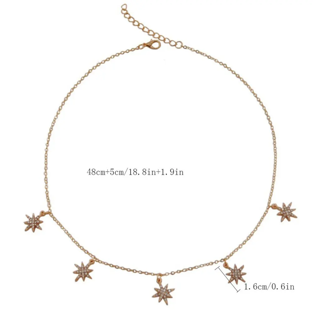 Новый Boho чокер кисточкой подвеска в виде звезды для Для женщин Подвески на