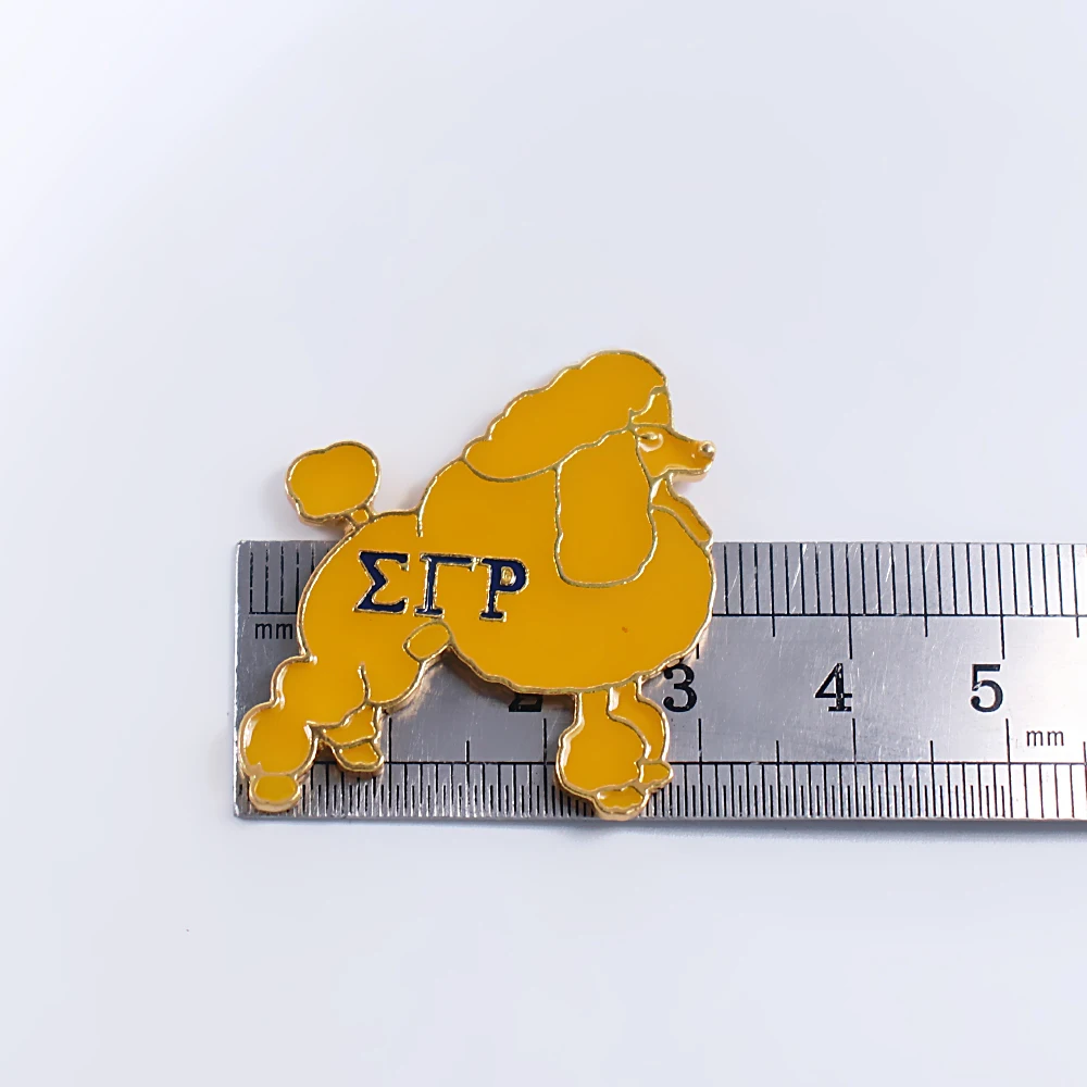 Новая модная эмалированная металлическая брошь в форме греческого общества с