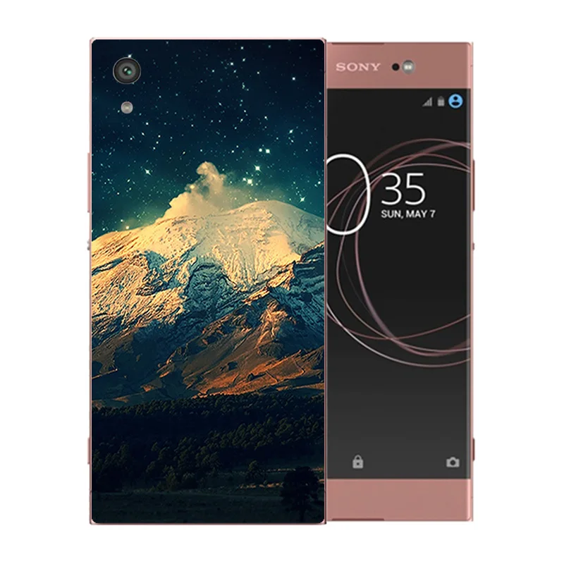 Чехлы для телефонов 6 дюймов Sony Xperia XA1 ультра роскошный мягкий силиконовый чехол