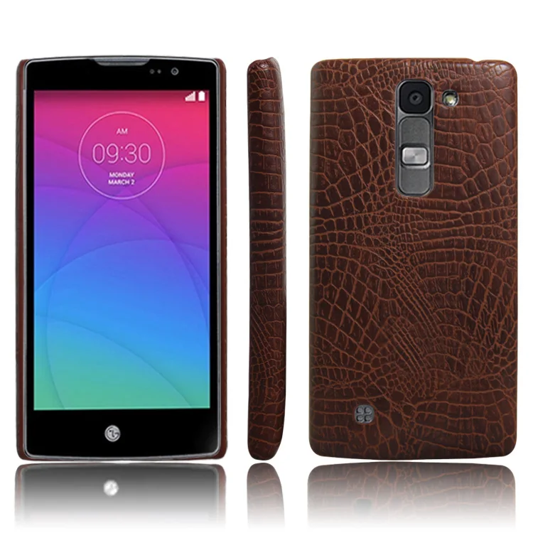 Шубин Тип крокодиловой кожи PU кожаный чехол для телефона LG Spirit 4G LTE H440N H440Y/3g H420 C70