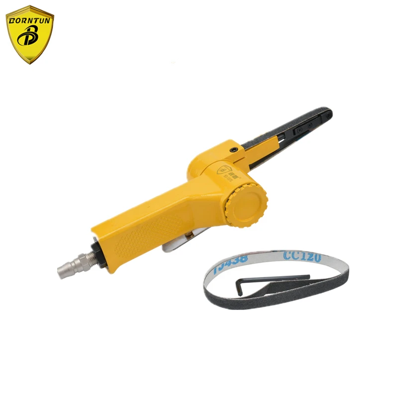 

Borntun 10mm*330mm Pneumatic Air Belt Sander Buffing Sanding Polisher Machine