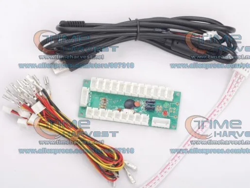

Бесплатная доставка, Нулевая задержка, аркадный USB кодировщик для джойстика для MAME Jamma ПК файтингов, поддержка светодиодный ных кнопок, аркадная игровая машина
