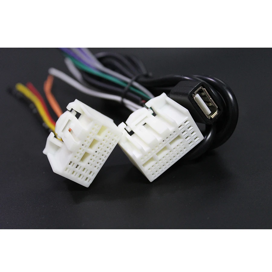 Biurlink cd-чейнджер жгут питания проводка AUX USB аудио в Кабель-адаптер для hyundai K2 K3 K4 K5 IX35 IX45 и далее