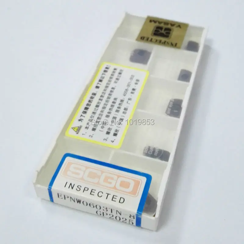 SCGO EPNW0603TN-8 GP2025 EPNW 0603 карбидные вставки для фрезерного резака высокой мощности ASR20 |