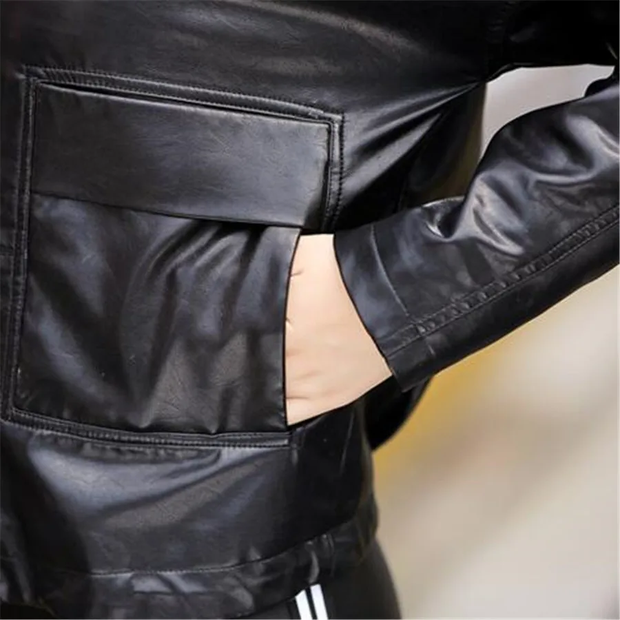 DANCING WINGS Autumn Stand Collar Women's Short Faux Sheepskin Jackets 3xl