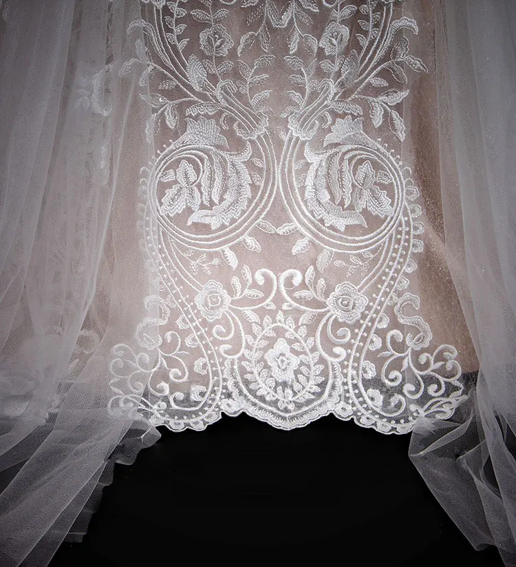 

Waulizane Sparkly Elegant Lace Mermaid Wedding Dress With Button Closure Long Sleeves Off The Shoulder Bridal dress