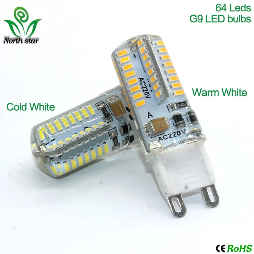 5 шт./лот 2018 новая светодиодная лампа G4 G9 AC 220V DC 12V 7W 6W 9W COB LED Лампа для хрустальных