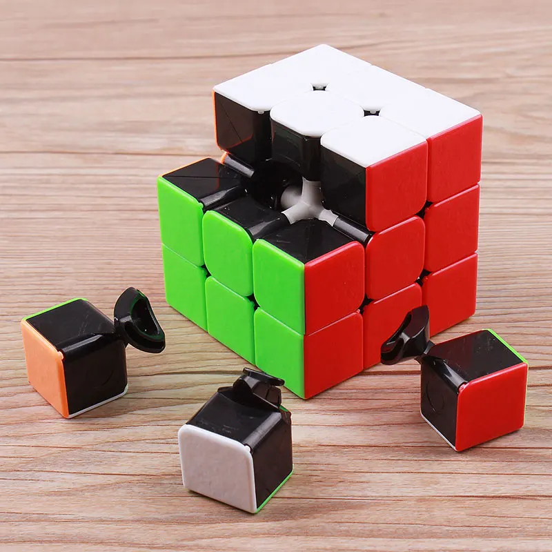 Самодельный магический скоростной куб 3x3x3 без наклеек Профессиональный