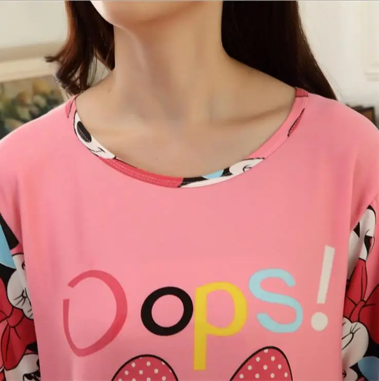 New 2015 Pijama Pyjama Femme Home Clothing Pijamas Mujer Feminino Entero Manga Full Pajamas Adventure Time QQ204 | Женская одежда