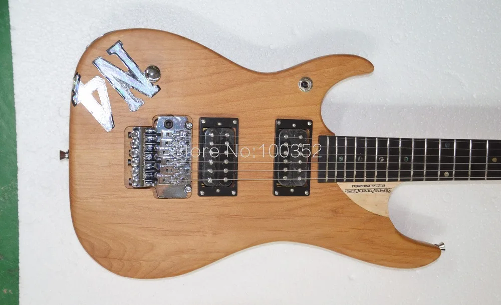 Высшее качество QShelly под заказ левая ручка Washburn N4 натуральный Альдер корпус Birdeye