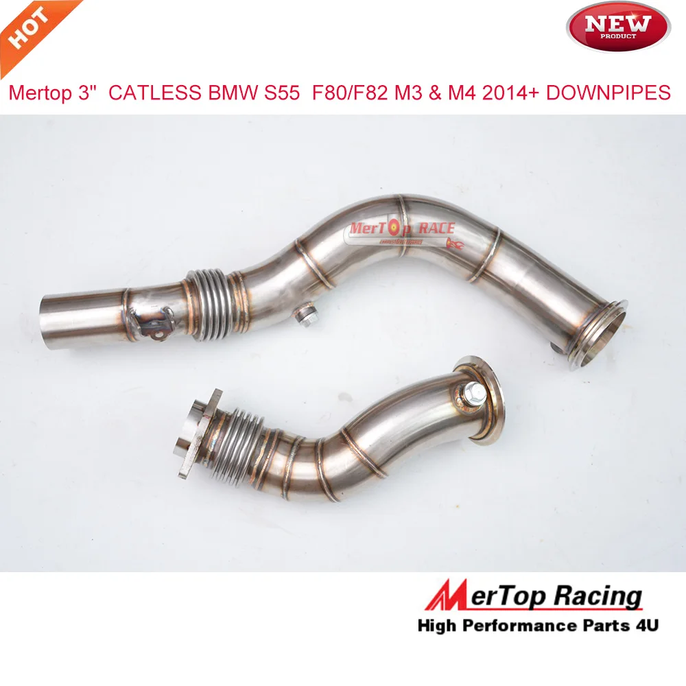 MERTOP гоночная 3 &quotPotented TIG сварочные S55 F80/F82/F83 M3 M4 бескатные трубы 25HP + 2014 +|downpipe|downpipe