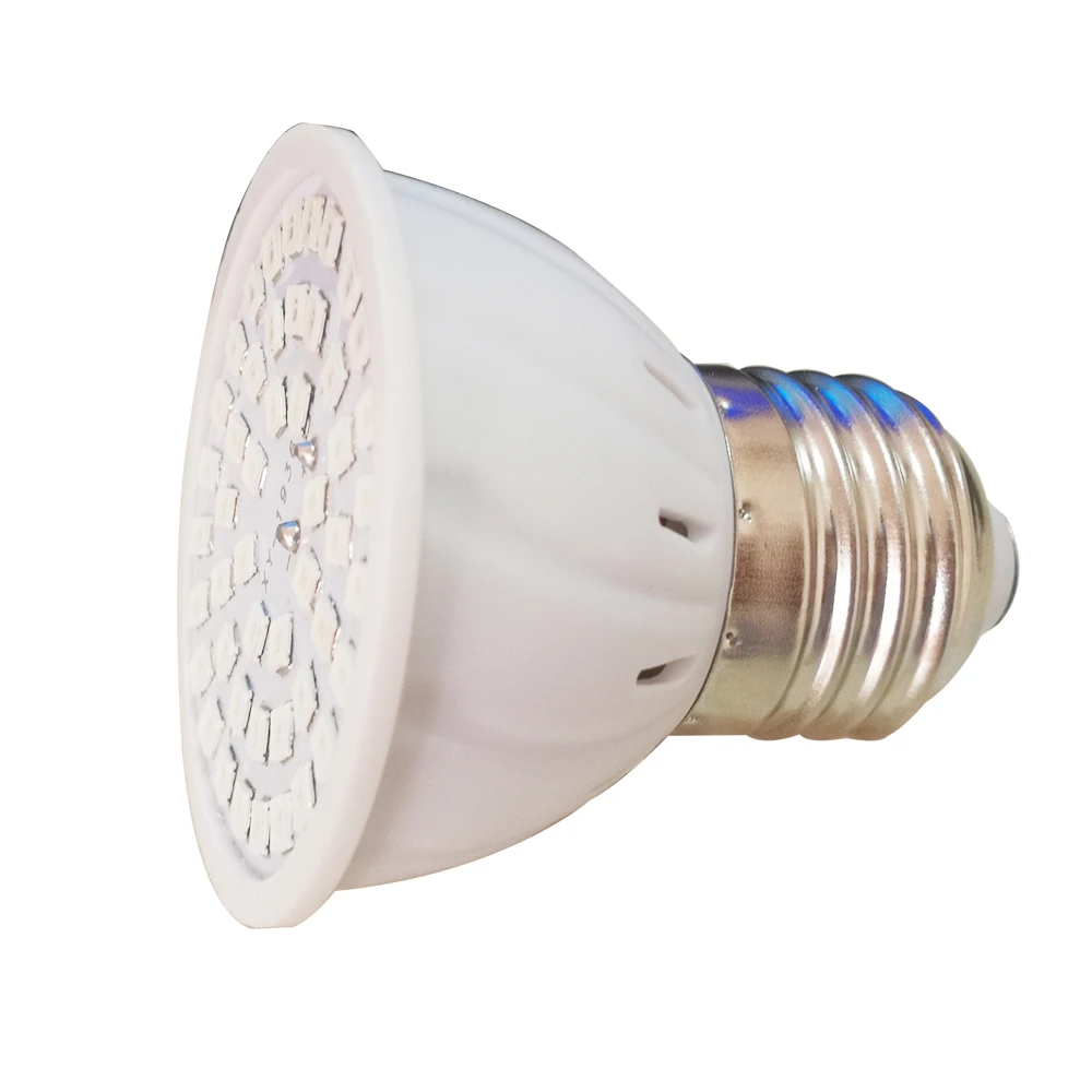 Yabstrip светодиодный Grow светильник красный синий SMD2835 48 Светодиодный s E27 лампы 220V