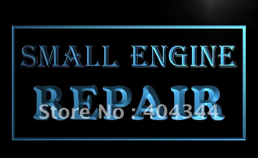 

LB134- OPEN Small Engine Repair Display LED Neon Light Sign home decor crafts