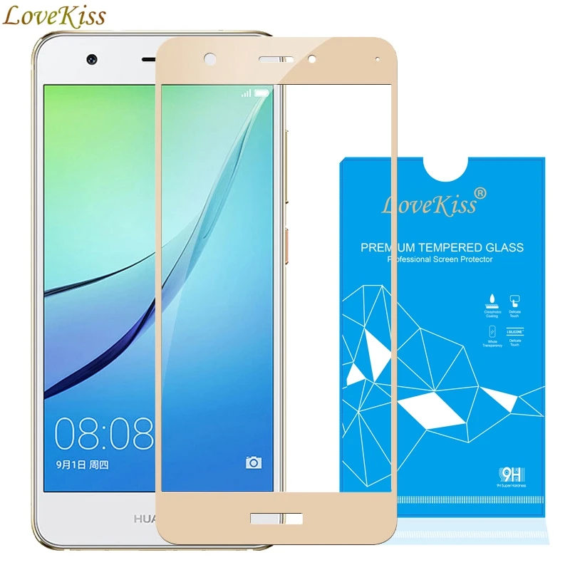 Чехол из закаленного стекла с полным покрытием 9H для Huawei Nova CAN L11 CAZ AL10 2.5D Защитная