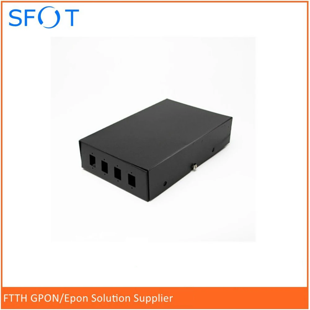 4-портовый SC/LC оптоволоконный короб Клеммная коробка панель высокого качества