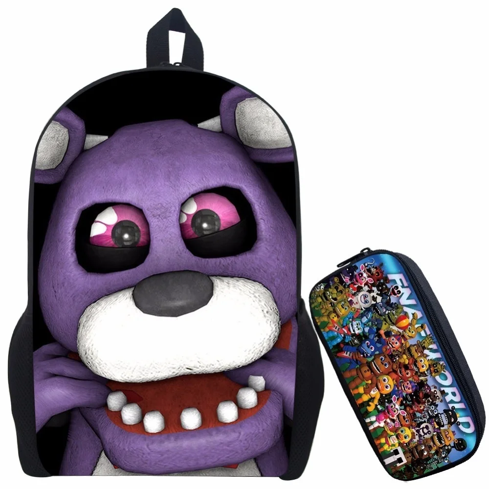 Рюкзак Five Nights At Freddy Детский рюкзак для мальчиков и девочек рюкзак с рисунком аниме Five Nights At Freddy