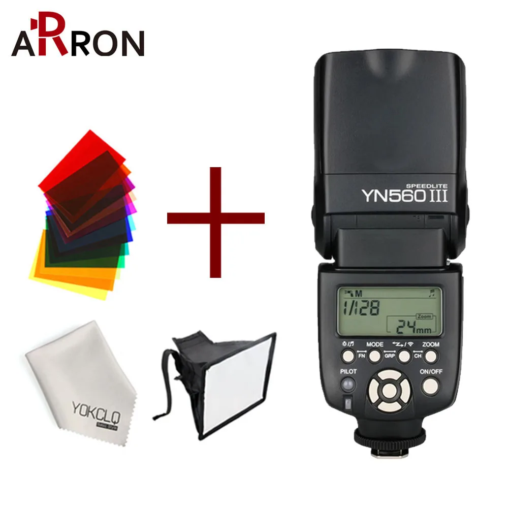 Профессиональная вспышка Yongnuo YN 560III для Canon Nikon Pentax Olympus|yongnuo yn-560iii|yongnuo for canonflash