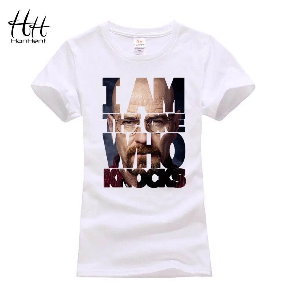 HanHent Летняя женская футболка короткий хлопок одежда химия ТВ Heisenberg Camisetas Mujer 2016