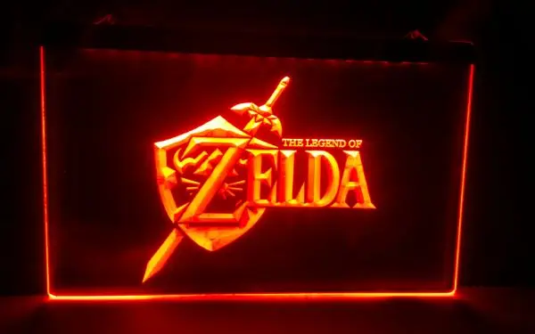 Видеоигра Legend of Zelda пивной бар паб клуб 3d вывески светодиодный светодиодная