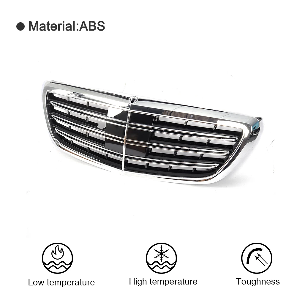ABS передний бампер решетка облицовки радиатора аксессуары для Mercedes Benz W222 S CLASS S400