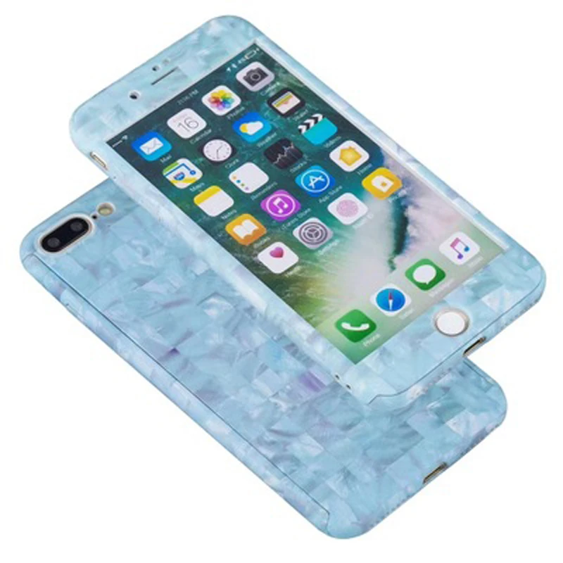 Чехол для iPhone Xs Max 360 защитный чехол с цветочным мраморным камнем X XS XR 7 8 6s Plus