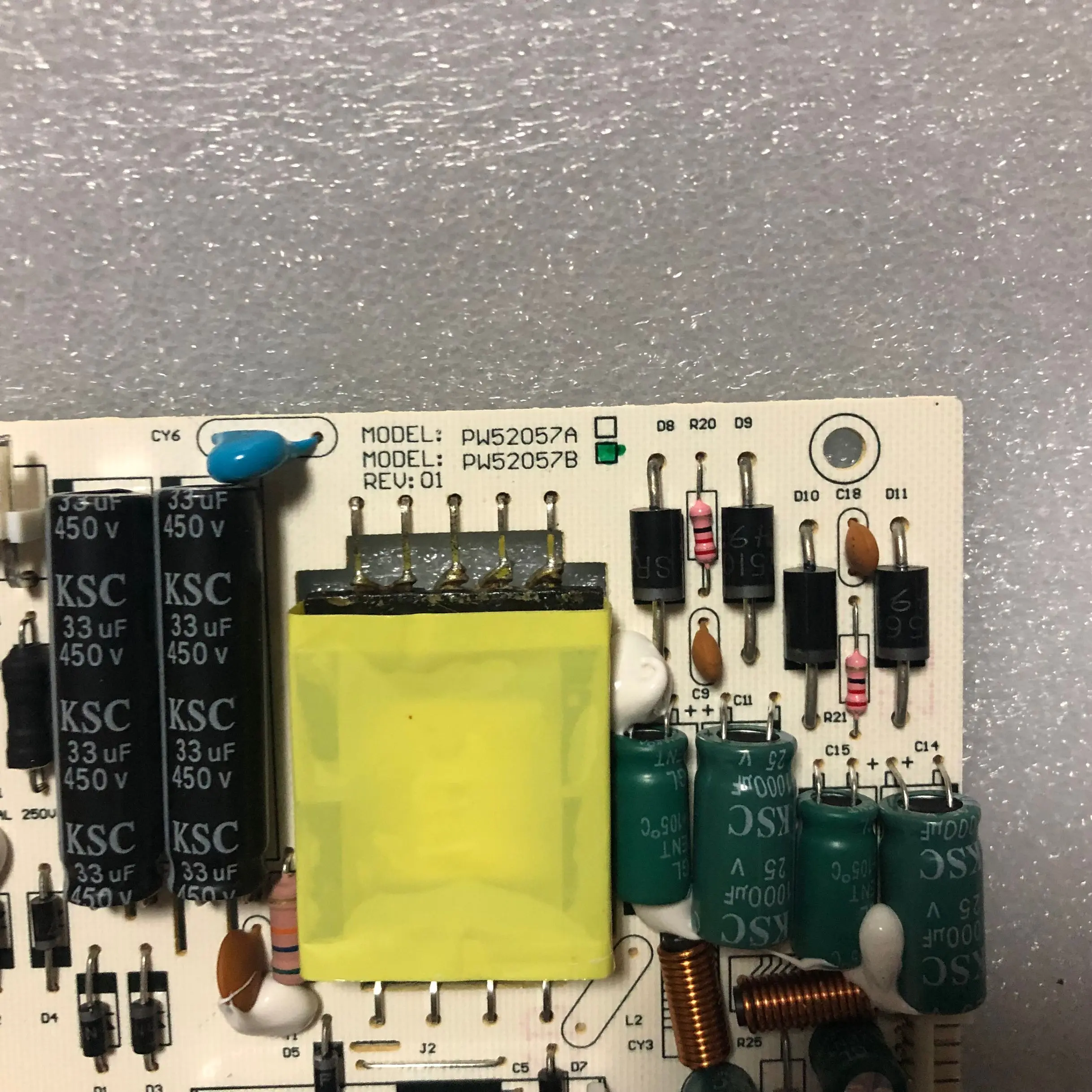 Бесплатная доставка 100% тесты работы для PW52057A PW52057B плата питания 12V 5V AY050D-2SF03/04 |